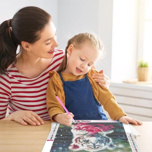 Miwixy White Tiger Diamond Art Kits for Adults,Animal Diamond Painting Kit, Winter 5D Full Drill Round Diamond Dots Paintings Canvas for Beginners Home Wall Decor12x16inch (Tiger-A) in Saudi Arabia