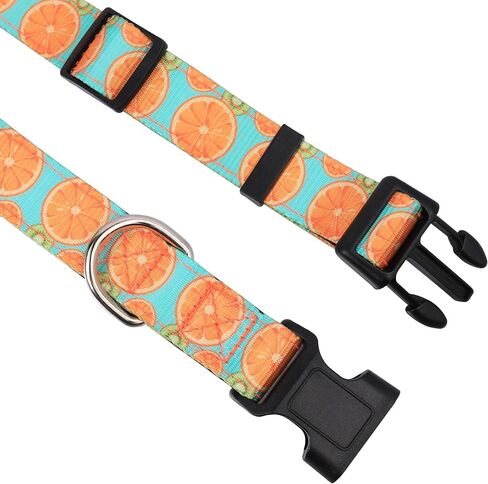 Reflective Dog Collar, Adjustable Soft Neoprene Padded Nylon Pet Collars with Buckle for Extra Large Dogs, Red,XL in Saudi Arabia