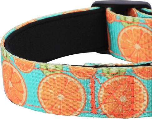 Reflective Dog Collar, Adjustable Soft Neoprene Padded Nylon Pet Collars with Buckle for Extra Large Dogs, Red,XL in Saudi Arabia