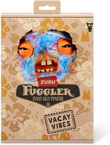 Vacay Vibes by Zuru ، وحش قبيح مضحك ، أفخم ، قابلة للتحصيل ، لعبة (Smiley O Riley - Green) in Kuwait