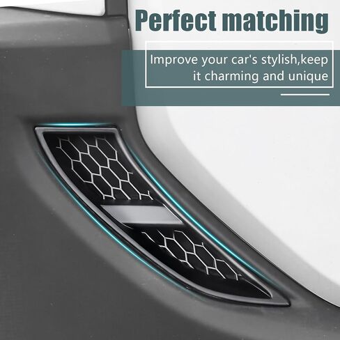 Front Left and Right Side Air Intake Grill Grille Decoration Covers Compatible With For 2024 2025 Toyota Land Cruiser 250 1958 Prado Lc250 J250 Air Inlet Protective Cover Exterior Accessories in Saudi Arabia