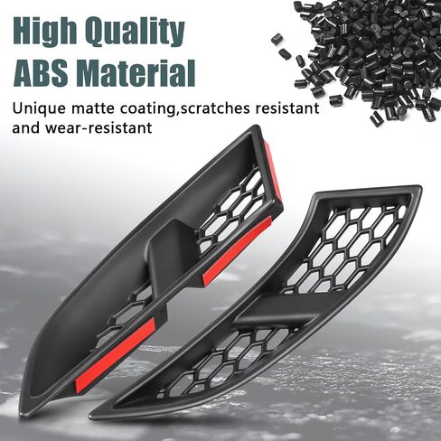 Front Left and Right Side Air Intake Grill Grille Decoration Covers Compatible With For 2024 2025 Toyota Land Cruiser 250 1958 Prado Lc250 J250 Air Inlet Protective Cover Exterior Accessories in Saudi Arabia