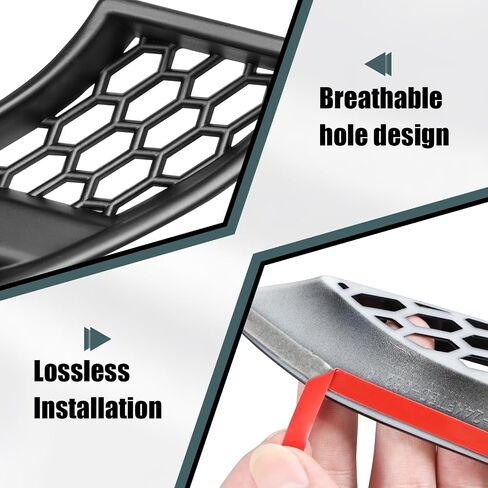 Front Left and Right Side Air Intake Grill Grille Decoration Covers Compatible With For 2024 2025 Toyota Land Cruiser 250 1958 Prado Lc250 J250 Air Inlet Protective Cover Exterior Accessories in Saudi Arabia