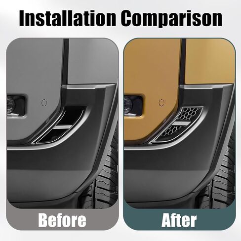Front Left and Right Side Air Intake Grill Grille Decoration Covers Compatible With For 2024 2025 Toyota Land Cruiser 250 1958 Prado Lc250 J250 Air Inlet Protective Cover Exterior Accessories in Saudi Arabia