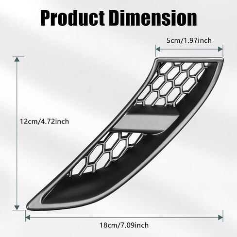 Front Left and Right Side Air Intake Grill Grille Decoration Covers Compatible With For 2024 2025 Toyota Land Cruiser 250 1958 Prado Lc250 J250 Air Inlet Protective Cover Exterior Accessories in Saudi Arabia