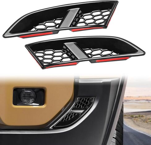 Front Left and Right Side Air Intake Grill Grille Decoration Covers Compatible With For 2024 2025 Toyota Land Cruiser 250 1958 Prado Lc250 J250 Air Inlet Protective Cover Exterior Accessories in Saudi Arabia