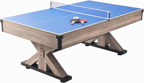 VEVOR 7ft 3-in-1 Multi Game Table with Dining, Pool, and Tennis Table, for Family Game Room Adults, Includes Full Set of Accessories, in Saudi Arabia