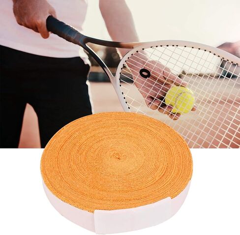 Racket Grip Tape Racquet Sweatband Racquet Anti Skid Tape Polyester Fiber Sweat Absorption Anti Skid Breathable Soft Hand Feeling Tennis Badminton Squash Fishing Rod Steering in Saudi Arabia