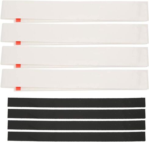 4PCS Children Racket Grip Covered Tape High Adhesion Sweat Absorbing Nonslip Supplies Pink White PU 115cm in Saudi Arabia