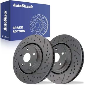 AutoShack Brake Rotors Front Brake Rotor Replacement Kit for 2008-2019 Toyota Highlander 2011-2020 Sienna 2010-2015 Lexus RX350 RX450h 2015-2017 NX200t 2015-2021 NX300h 2018-2021 NX300 3.5L R41513PR in Kuwait