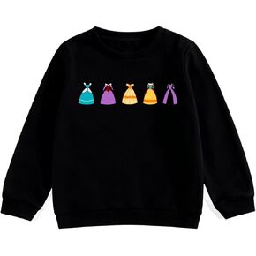 Princess Girls Sweatshirts Magical Long Sleeve Shirt Toddler Holiday Vacation Crewneck Pullover in Kuwait