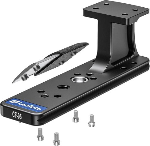 Leofoto CF-07 Replacement Foot, for Canon RF24-105mm F2.8 LIS USM Z, QD Spot, 1/4" and 3/8 Screw Hole, Lightweight and Low Profile, Arca Compatible in Saudi Arabia