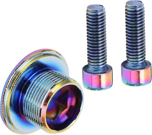 Aluminum Alloy Crank Arm Fixing Bolt, CNC Thread, Easy Install with Screws, for Bicycle Sprocket in Saudi Arabia