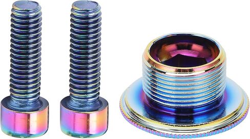Aluminum Alloy Crank Arm Fixing Bolt, CNC Thread, Easy Install with Screws, for Bicycle Sprocket in Saudi Arabia