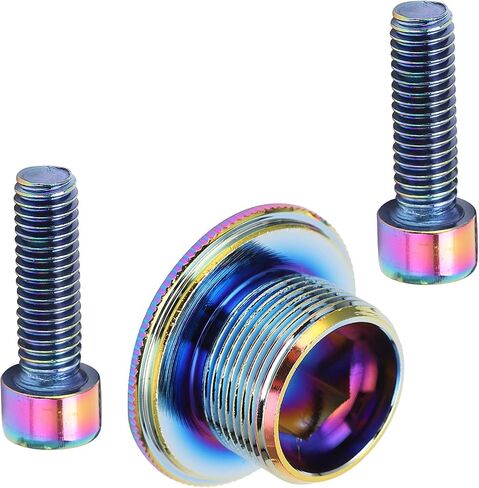 Aluminum Alloy Crank Arm Fixing Bolt, CNC Thread, Easy Install with Screws, for Bicycle Sprocket in Saudi Arabia