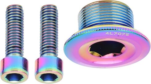 Aluminum Alloy Crank Arm Fixing Bolt, CNC Thread, Easy Install with Screws, for Bicycle Sprocket in Saudi Arabia