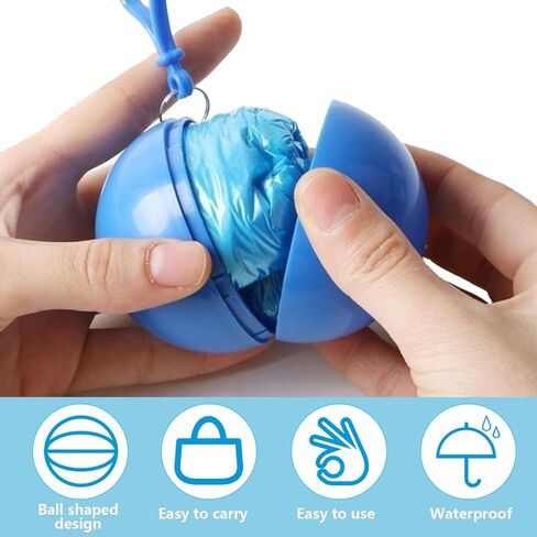 Portable Disposable Rain Poncho in a Ball, Compact Keychain Emergency Raincoat for Trave, Camping, Cycling, and Outdoor Use in Saudi Arabia