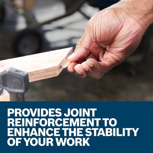 Bosch GFF120 50-Piece #20 Joining Biscuits - Ideal for Edge-to-Edge, Face-to-Edge, and Miter Joints in Saudi Arabia
