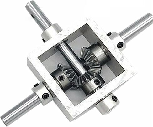 Miter Transmission 1pcs 90 ° Bevel Gear Box 90 ° زاوية اليمنى عكس علبة التروس 1M 20T 6mm 8mm عمودًا 1: 1 صندوق تروس الترجي in Saudi Arabia