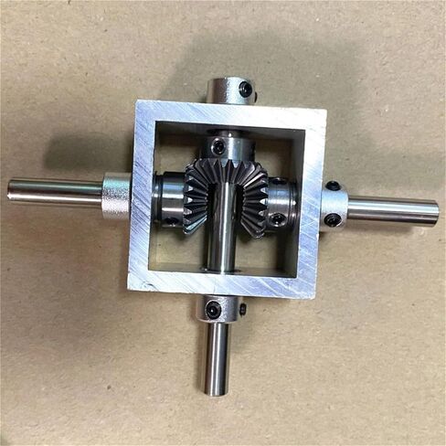 Miter Transmission 1pcs 90 ° Bevel Gear Box 90 ° زاوية اليمنى عكس علبة التروس 1M 20T 6mm 8mm عمودًا 1: 1 صندوق تروس الترجي in Saudi Arabia