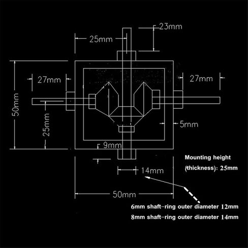 Miter Transmission 1pcs 90 ° Bevel Gear Box 90 ° زاوية اليمنى عكس علبة التروس 1M 20T 6mm 8mm عمودًا 1: 1 صندوق تروس الترجي in Saudi Arabia