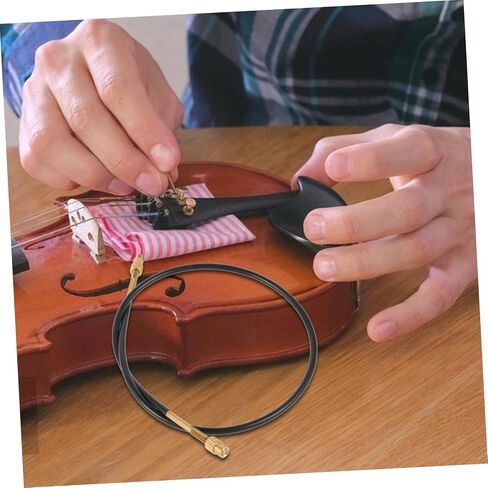 Yardwe 2pcs Bass Tail Ropes 4/4 Bass Tailpiece Steel Wire Kit Easy Install Accessories in Saudi Arabia