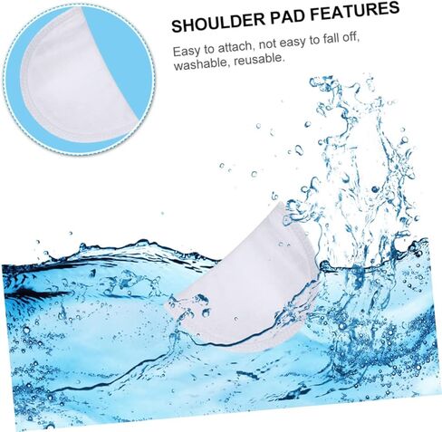 DOITOOL 1pair Women's Shoulder Pads Style Youth Football Adhesive Shoulder Enhancer for in Kuwait