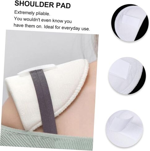 DOITOOL 1pair Women's Shoulder Pads Style Youth Football Adhesive Shoulder Enhancer for in Kuwait