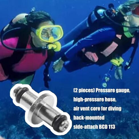 2pack Corrosions Scubas Spools High Pressures Fitting Gauges Part for Diving Equipment Scubas Accessories High Pressures Spools in Kuwait