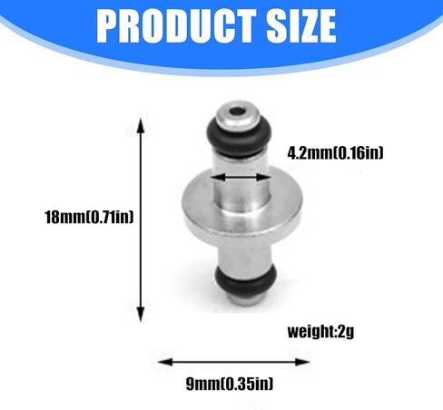 2pack Corrosions Scubas Spools High Pressures Fitting Gauges Part for Diving Equipment Scubas Accessories High Pressures Spools in Kuwait