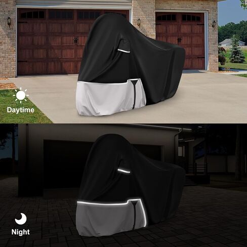 Waterproof Motorcycle Cover Compatible with Piaggio Vespa ET2 ET4 LX150 LXV and Sprint 150, Primavera 50/150 with Trunk Model, 420D Oxford Cloth Motorcycle Cover for Snow Rain Dust Protection in Saudi Arabia