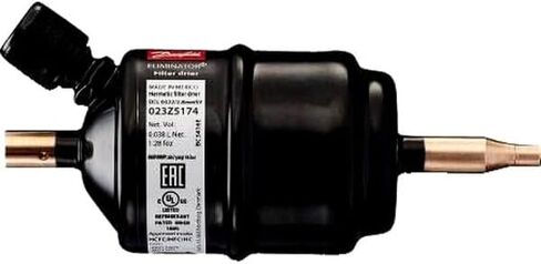 Danfoss ELIMINATOR 023Z5019 DCL 053S Hermetic Liquid Line AC Filter Drier, 3/8-inch Sweat Copper Connection, Solid Core Size 5 cu.in. | Replaces 023U4008 in Kuwait