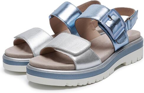 Ara Marbella Buckle Sandal ، جلد براءات الاختراع الأسود - 39 مترًا (الولايات المتحدة) in Kuwait