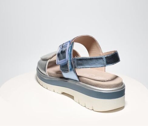 Ara Marbella Buckle Sandal ، جلد براءات الاختراع الأسود - 39 مترًا (الولايات المتحدة) in Kuwait