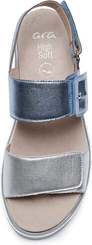 Ara Marbella Buckle Sandal ، جلد براءات الاختراع الأسود - 39 مترًا (الولايات المتحدة) in Kuwait