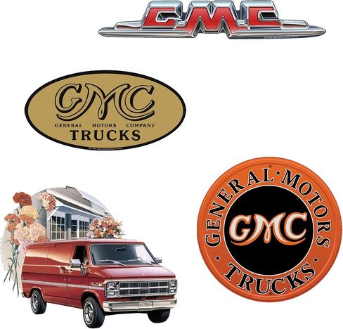 GMC Vinyl Large Deluxe Stickers Variety Pack - Laptop, Water Bottle, Scrapbooking, Tablet, Skateboard, Indoor/Outdoor - Set of 11 in Saudi Arabia