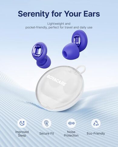 Ear Plugs for Sleeping Noise Cancelling, 45dB Reusable Earplugs for Noise Reduction, Hearing Protection Ear Plugs with 8 Ear Tips, Soft Silicone Earplugs for Sleep, Concerts, Snoring, Study (Orange) in Kuwait