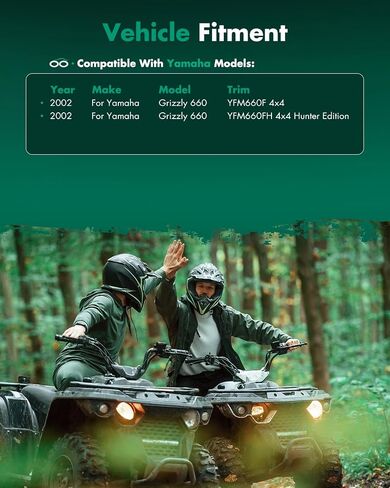 SCITOO Rear CV Axle Fit For 2002 for Yamaha Grizzly 660 Rear Left Drive Shaft CV Axle 5KM-2531H-09-00 in Saudi Arabia