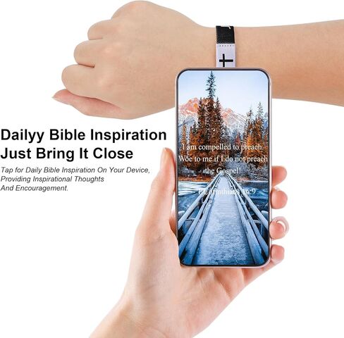 4PCS Daily Bible Verse Jesus is King Bracelet, Christian Jesus Wearable Wristband for Women Men in Saudi Arabia