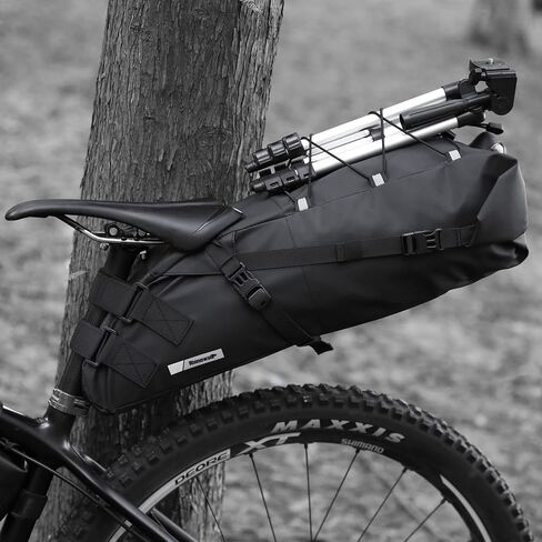 Bike Saddle Bag Waterproof 13L Under Seat Storage for Mountain Road Biking and Commuting Trips in Kuwait