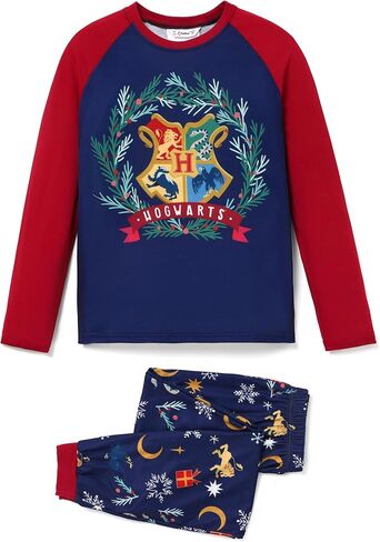 Harry Potter Family Christmas Matching Pajamas مجموعات Xmas PJS Top و Pant Met for Kids in Kuwait