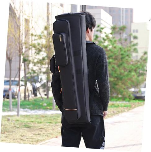 Luxshiny Trombone Bag with Double Shoulder Straps High-density Oxford Cloth Musical Instrument Carrying Case for Tenor Bass Trombone Protection and Shockproof Storage in Kuwait