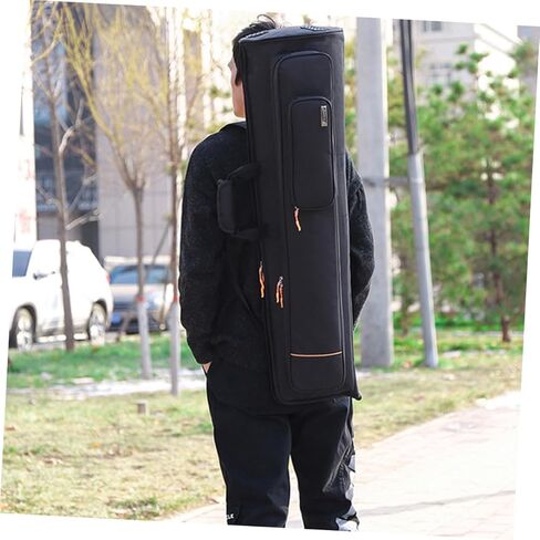 Luxshiny Trombone Bag with Double Shoulder Straps High-density Oxford Cloth Musical Instrument Carrying Case for Tenor Bass Trombone Protection and Shockproof Storage in Kuwait