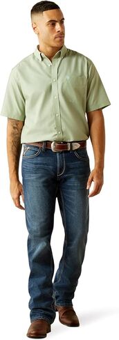 ARIAT Mens White Wrinkle Free Aqua Classic Shirt in Saudi Arabia