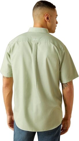 ARIAT Mens White Wrinkle Free Aqua Classic Shirt in Saudi Arabia