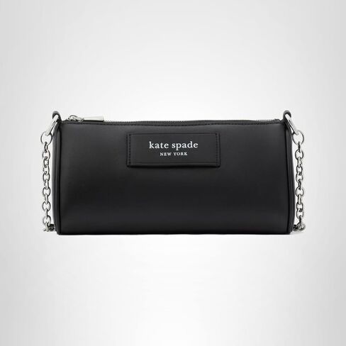 Kate Spade New York Label Smooth Leather Pochette in Saudi Arabia
