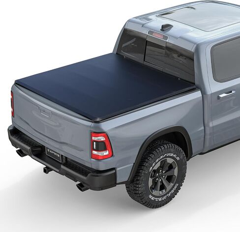 Xprite FRP Hard Tri-Fold Truck Bed Tonneau Cover متوافق مع 2002-2025 Dodge RAM 1500 (INCLU. كلاسيكي وجيد) in Kuwait