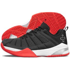 Teuton AC1- All Court - Versatile Sports Shoes for Squash, Tennis, Padel, Pickleball, Handball - Ideal for Hard Surfaces, Synthetic Courts, and Sand Play.