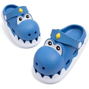 Meckior Toddler Little Girls Boys Clogs Cute Cartoon Garden Water Sandals Lightweight Slip-on Slides Slippers Children Kids Indoor Outdoor Summer Pool Beach Shoes(Toddler/Little Kid)