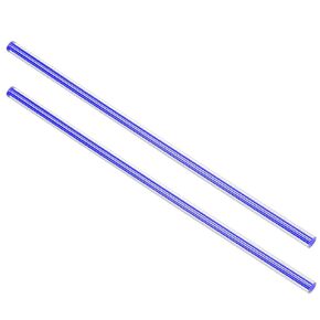 uxcell Acrylic Round Rod,5/16 Diameter 10 Inch Length,Straight Dark Blue Line,Solid Plastic PMMA Bar Stick 2pcs